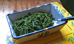 L'algue alimentaire : aricots dela mer cusin