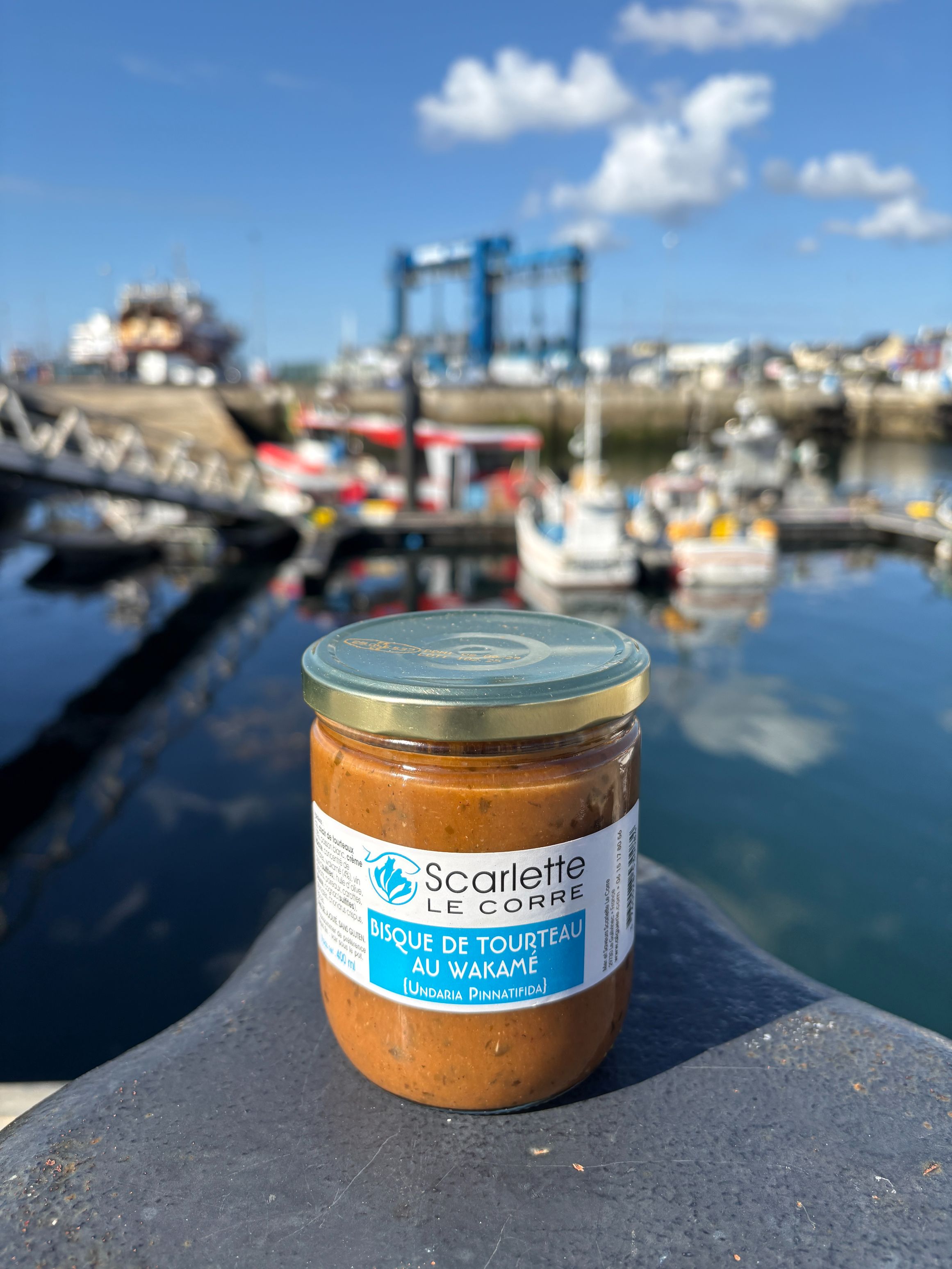 Bisque de Tourteaux à la Wakamé - Verrine de 400ml