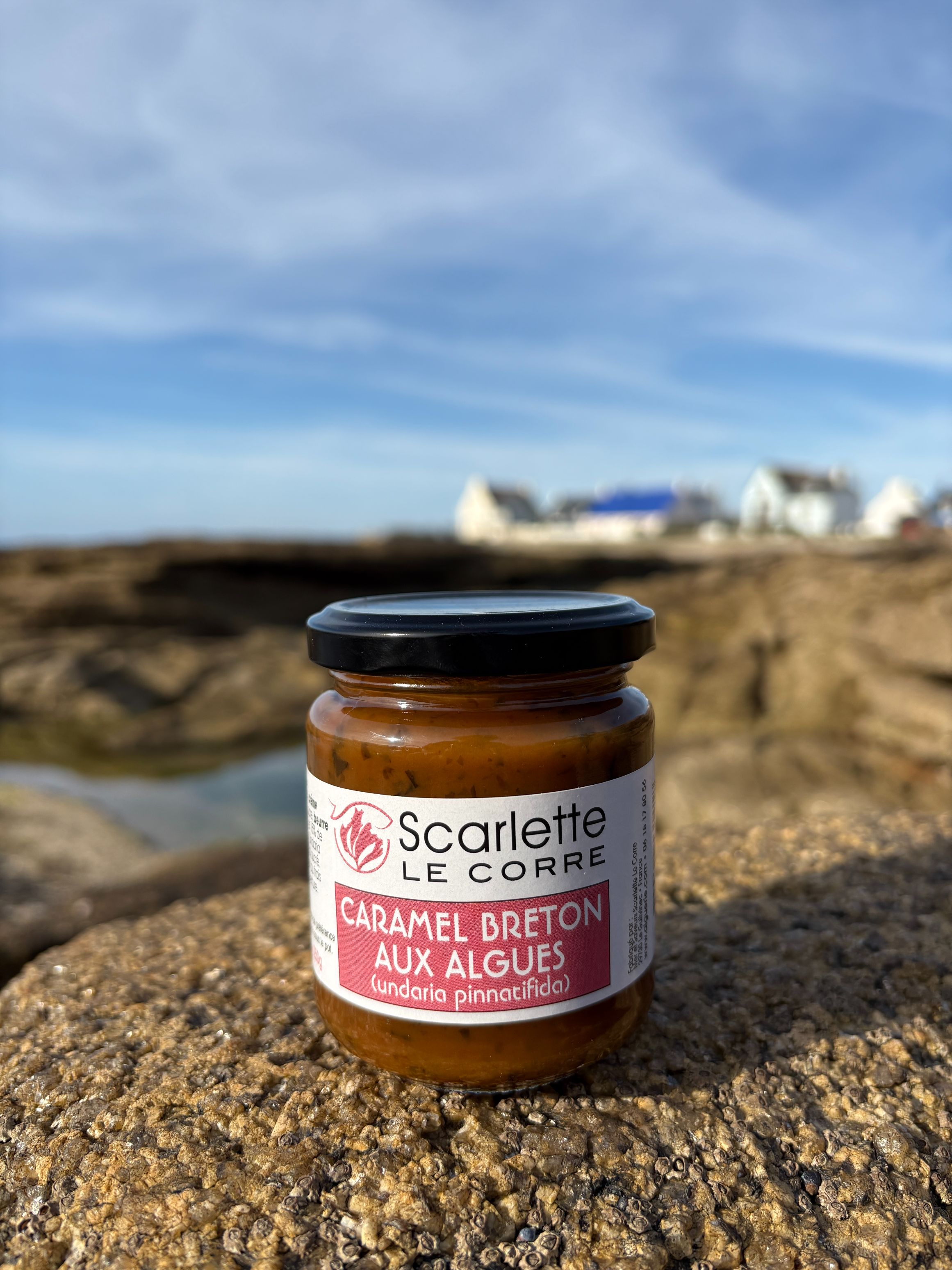 Caramel artisanal breton aux algues - Verrine  250g