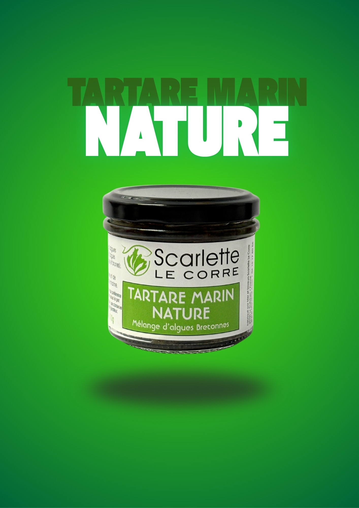 Tartare d'algues - Nature - verrine de 110g