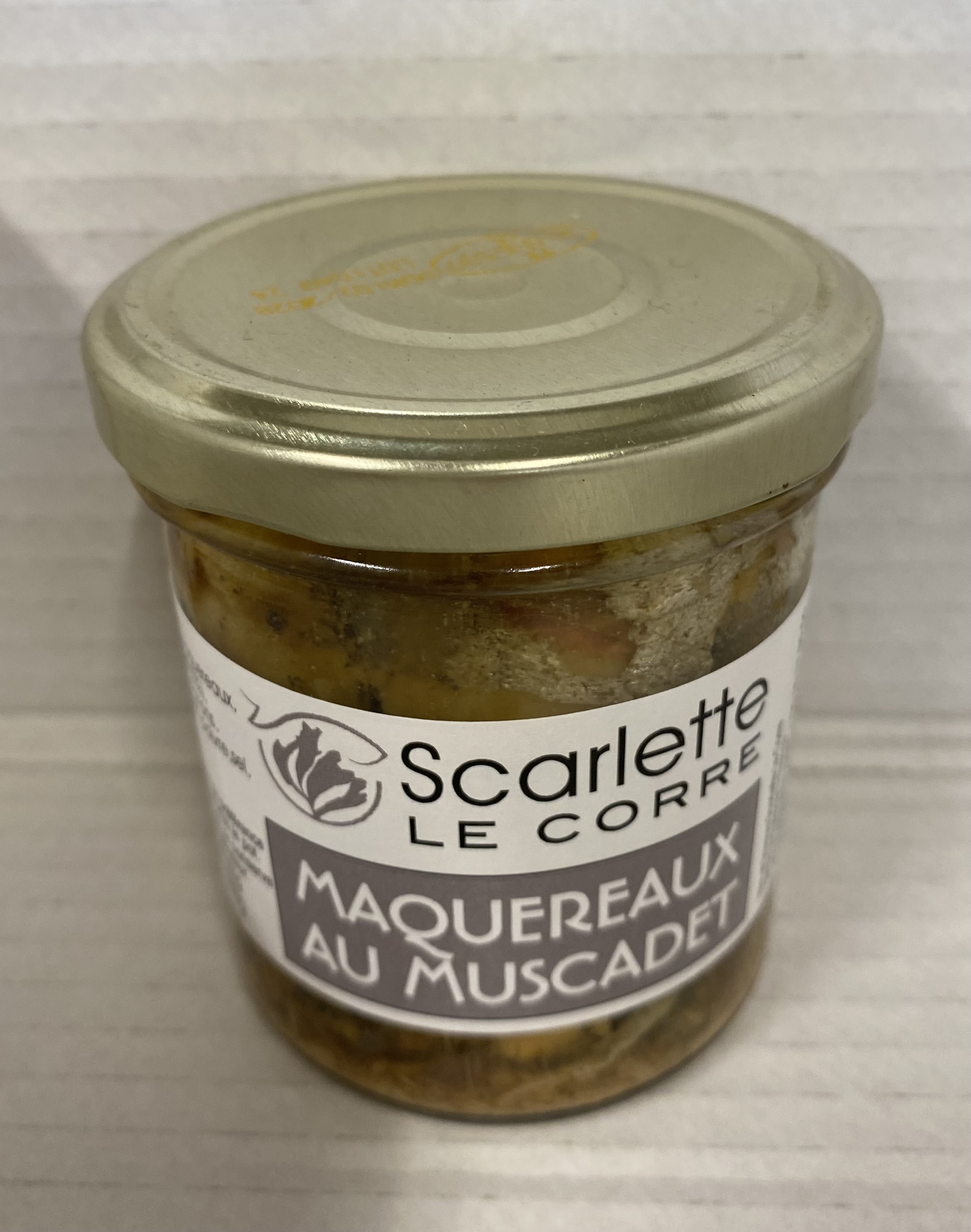 Maquereaux Muscadet- Verrine de 180g